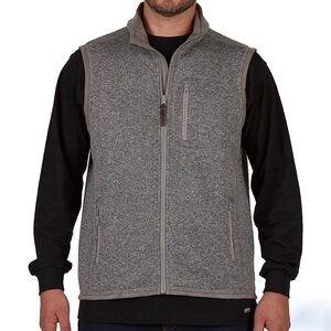 Smith's Workwear Men's Sherpa Lined Sweater Fleece Vest Size 2XL